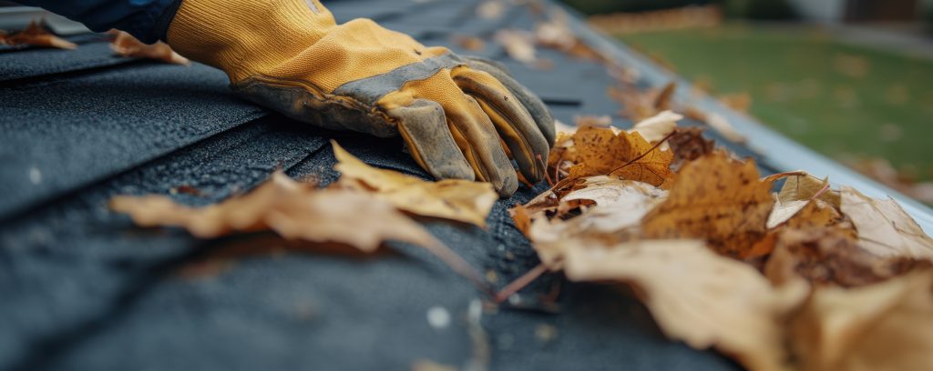 fall gutter cleaning
