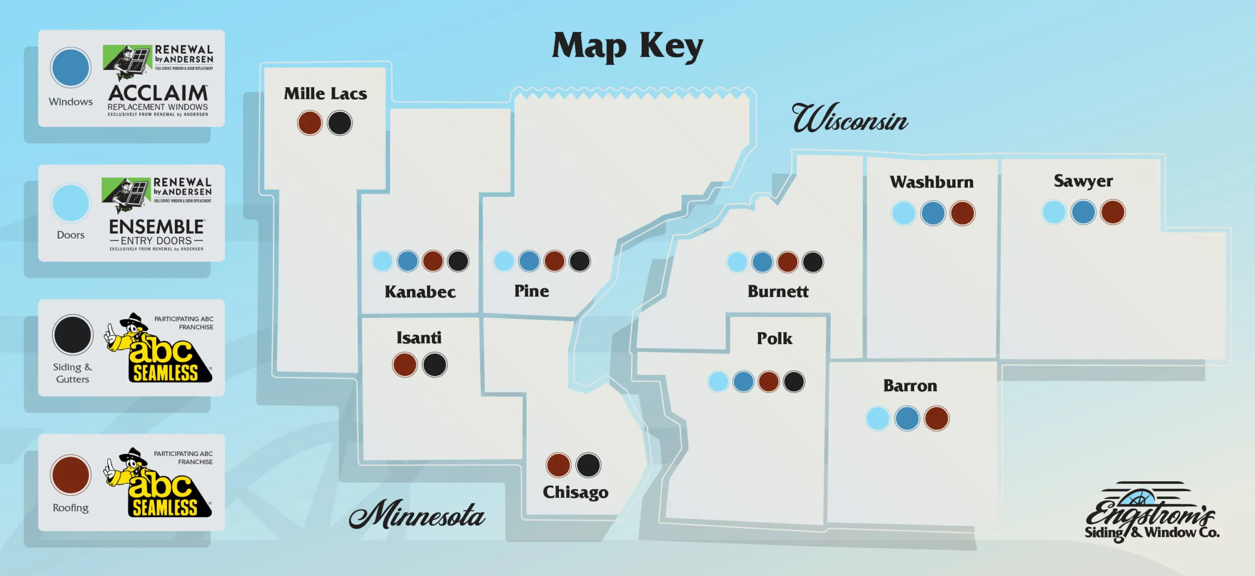 (ESWC) All Service Area Map Key-100
