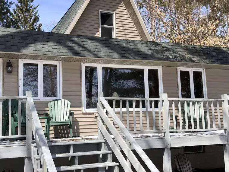 Before photo of residential replacement window project